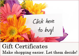 Blooming Gardens Gift Certificates